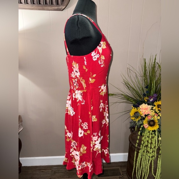 Xhilaration • Button Front Smocked Floral Sundress - Picture 3 of 8